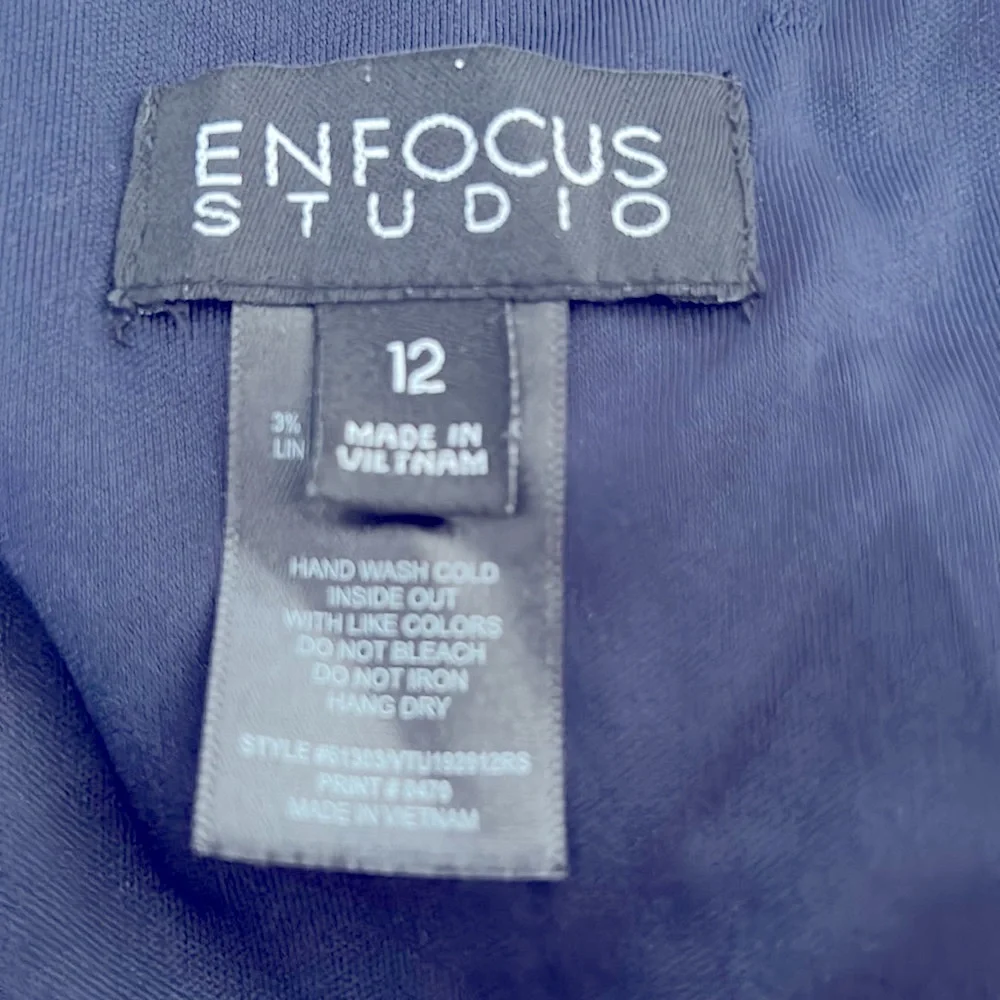 Enfocus Blue Sparkle silver Midi Dress